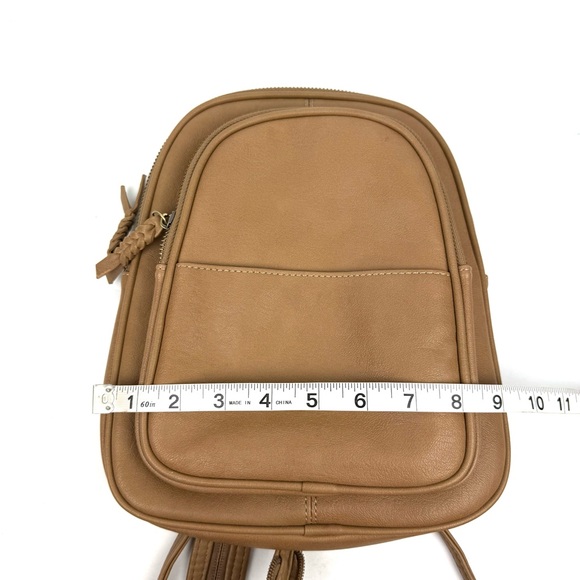 Antik Kraft Convertible‎ Backpack Faux  Leather Tan handbag Purse Shoulder Bag main image 10